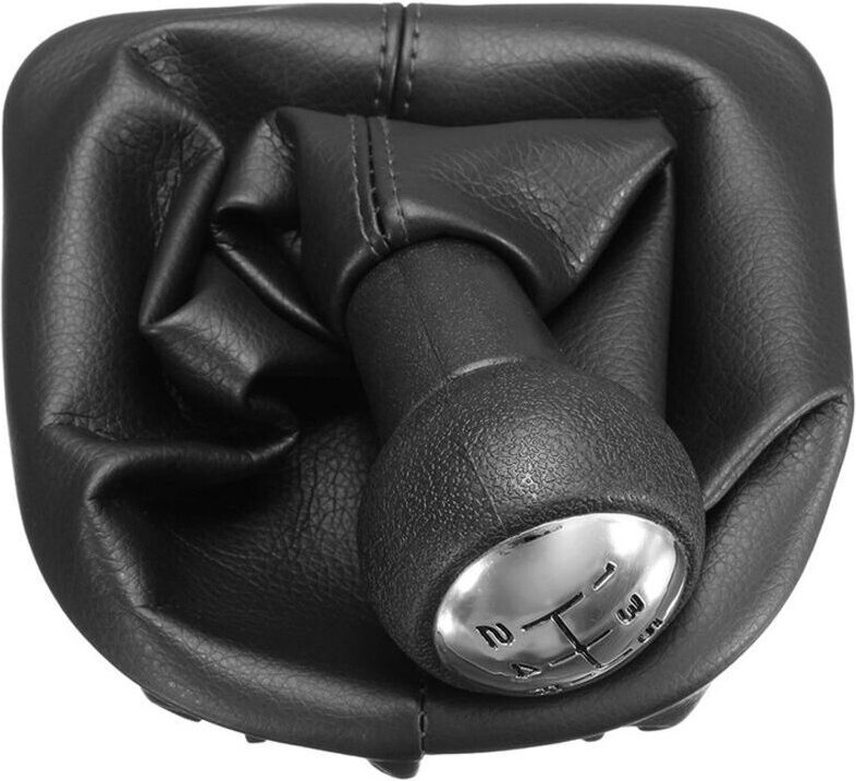 5-Gang-Schaltknauf mit Schaltsack aus PU-Leder für PEUGEOT 207 307 307 CC 308
