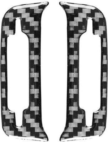 Tlily - Für Subaru Forester 2009-2012 Weiche Kohlefaser Auto Seite Air Vent Outlet Abdeckung Trim Aufkleber Zubehör