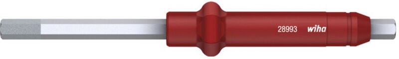 Wechselklinge Sechskant für Drehmoment-Schraubendreher mit Quergriff 5,0 mm (28748) - Wiha
