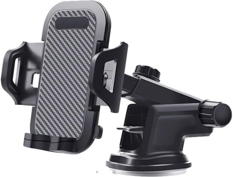 Sollbry Auto-Handyhalterung für das Armaturenbrett, universeller Kohlefaser-Saugnapf zum Freisprechen, Handy-Halterung f...