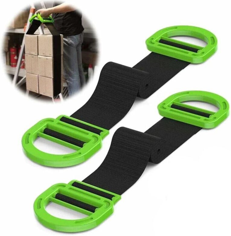 Shining House - Umzugs- und Hebegurte für Möbel, Kisten, Matratzenbau, Hebegurte (2 Stück)