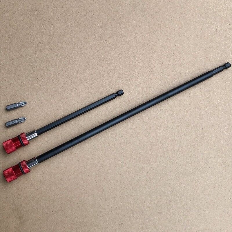 Lntyq 2 Stück magnetischer Bithalter 300 mm 150 mm, Bithalter-Verlängerung, Schraubendreher-Bithalter, langer magnetisch...