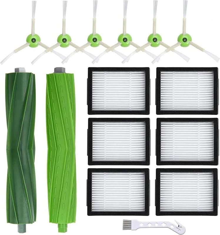 15 Stück Bürstenfilter Ersatzteile für Roomba iRobot i e & j Serie i3 i3+ i4 i4+ i6 i6+ i7 i7+ i8 i8+ j7 j7+ E5 E6 E7 Zu...