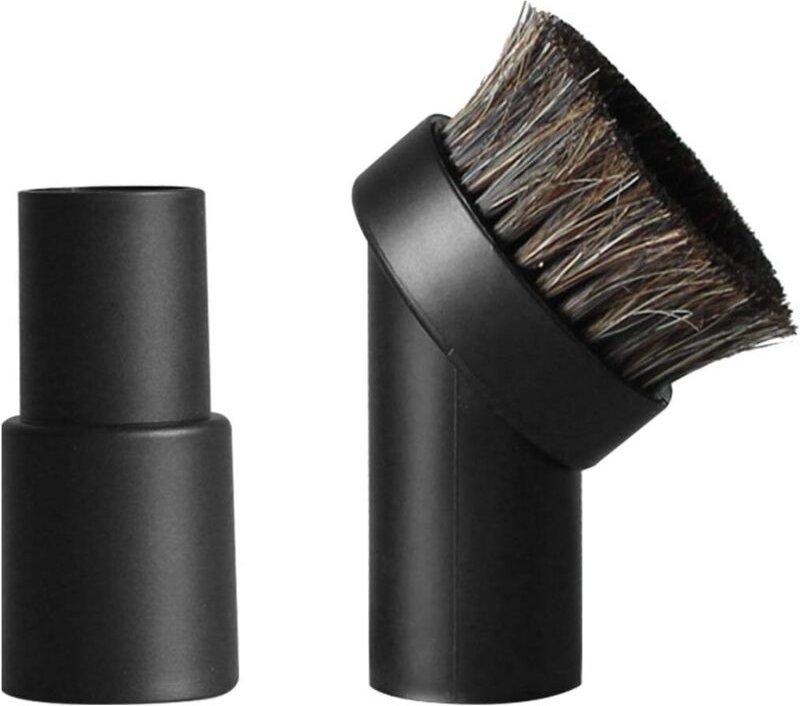 Cisea Horsehair Vacuum Brush with Hose Adapter, Cleaning Kit Compatible with Most Vacuums, Accepts 1.25' Attachments.