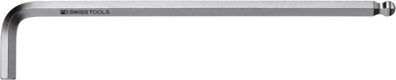 Pb Swiss Tools - 6-kant-Winkelschraubendreher, lang verchromt 1/16 Zoll