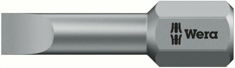 Bit Torsion 1/4 din 3126 C6,3 Schlitz 5,5x0,8x25mm Wera