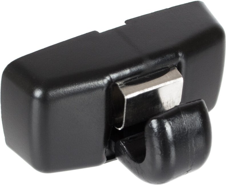 Halterung für Sonnenblendenhaken, schwarz, passend für Audi A2 8Z, A3 8L, A4 B5, B6, B7, A5 8T, A8 D2, D3, D4