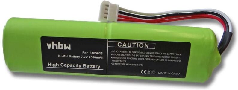 Vhbw - Akku kompatibel mit Fluke TiS, TiRX Messgerät (2500 mAh, 7,2 v, NiMH)