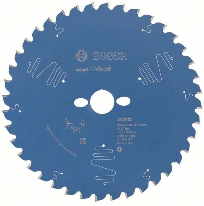 Kreissägeblatt Expert for Wood 250 x 30 x 2,4 mm, 40 - Bosch