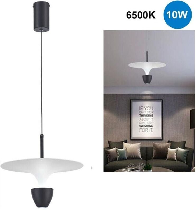 Industriellerkronleuchtermodernedeckenleuchtekaltesled-Licht6500kschwarz