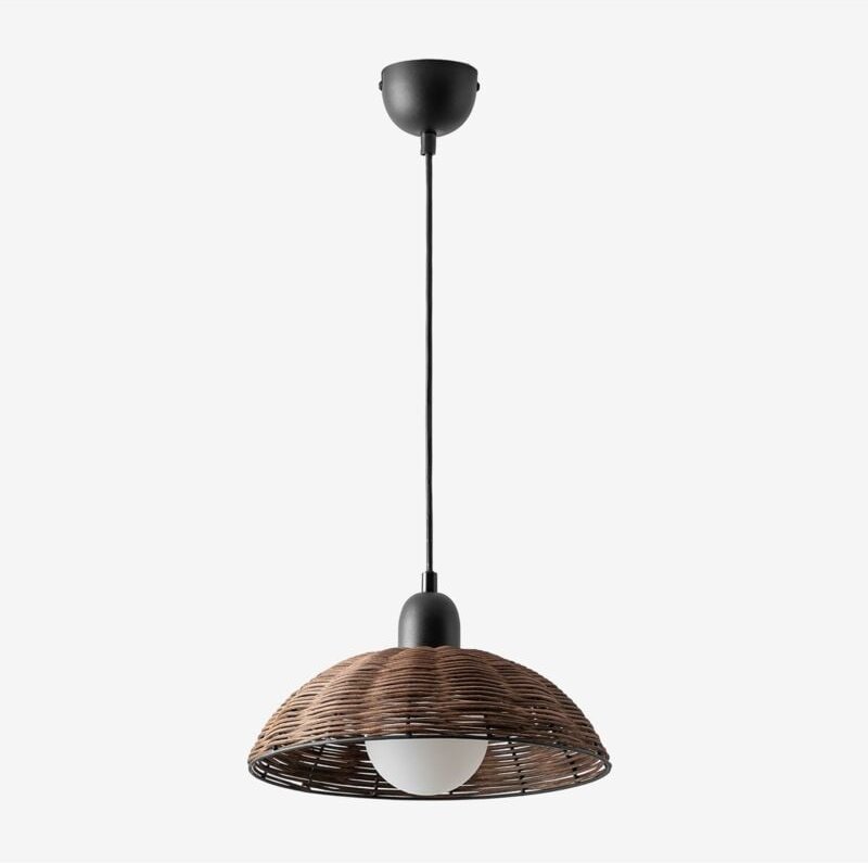 Thumbnail - Lutyen Rattan Deckenlampe Natürlich - Sklum