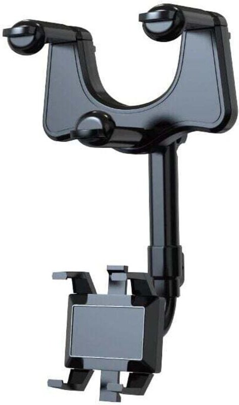 SNQ - Auto-Rückspiegel-Halterung für Handys, geeignet für 3-7 Zoll Smartphones