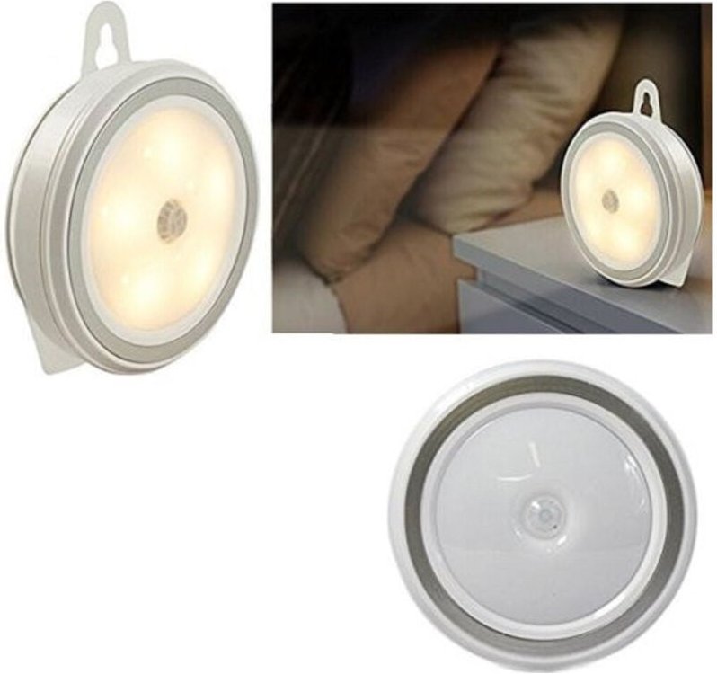 Trade Shop Traesio - Trade Shop - LED-Strahler mit Bewegungsmelder für Schrank, Auto, Wohnmobil, 6000 – 7200 k -