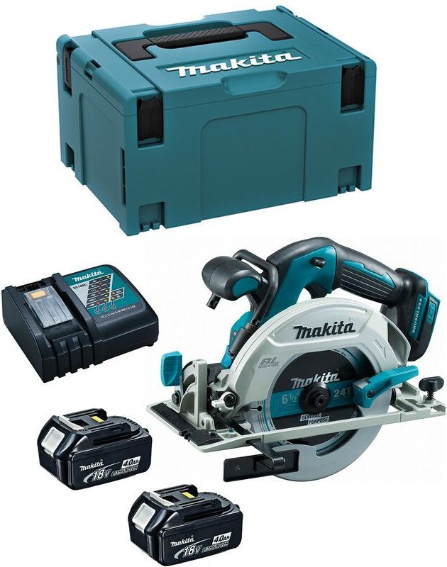 Makita - Handkreissäge DHS680RMJ (2 x 4,0 Ah + DC18RC + makpac 3)