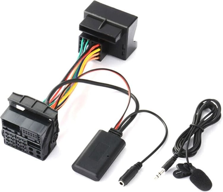 Tlily - Audio-AUX-Kabeladapter Bluetooth 5.0 + externes Mikrofon für CD30 CDC40 CD70 DVD90