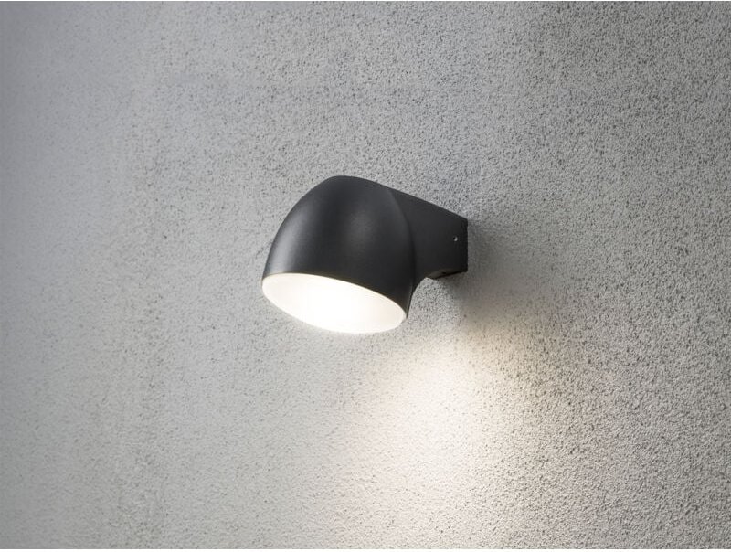 Thumbnail - Konstsmide - Außenwandleuchte Downlight ferrera Alu schwarz, mit High Power led, Höhe 13cm