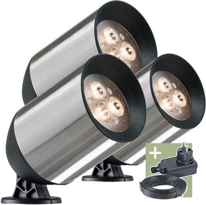 Ludeco - Fenor - Strahler - 3er-Set - 12 v - 150 lm - 1.5 w - Warmweiß