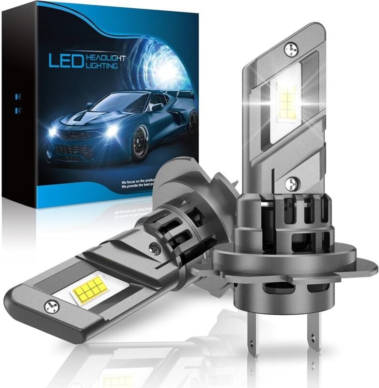 H7 2024 LED-Lampen, brandneu, 70 W, 26000 lm, Autolichter kompatibel mit DC 12 V – 18 V für Energieeffizienz, H7 LED Ant...