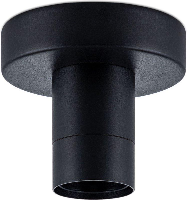 Paco Home Deckenleuchte Stabile Lampenaufhängung E27 1-Flammig Einfache Montage Schwarz, Bernstein G125 300 Lumen / 5W