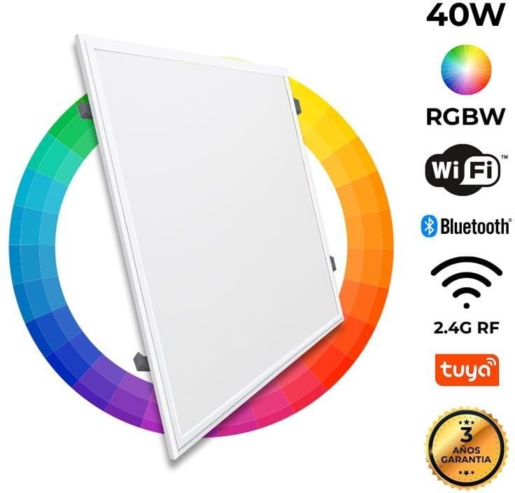 Barcelona Led - LED-Einbaupanel wlan Smart rgb / rgbw + cct 60x60 cm 40W – mit
