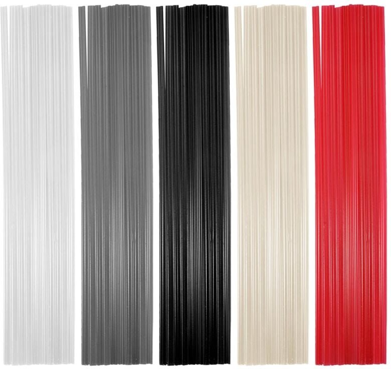 50 StüCk Kunststoff SchweißEn StäBe - pp / pvc pe für Heiß Luft Werkzeuge 10 ( Farbe StüCk)