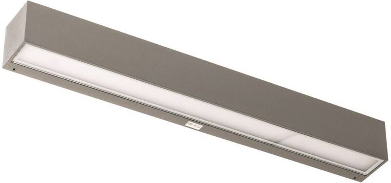 Arcchio - LED-Außenwandlampe Lengo, cct, 50 cm, 1-flg., grau - grau