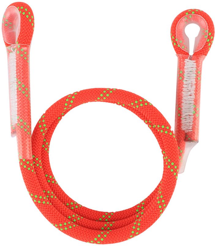 120 cm Kletterseil Bremshaus Überleben Antifall Lanyard Mountainering Sling Orange - Eosnow