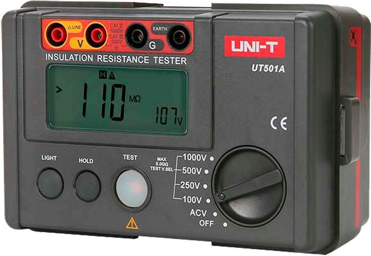 Uni-t - Isolationswiderstandsmessgerät 2500v Ac 600v Ut502a Ut502a