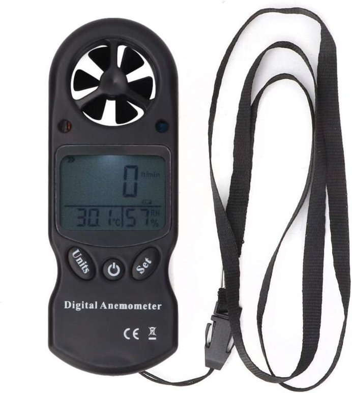 Anemometer, digitales Thermometer, tragbares Multifunktions-Anemometer, angeschlossene Anemometer-Anemometer für Windsur...