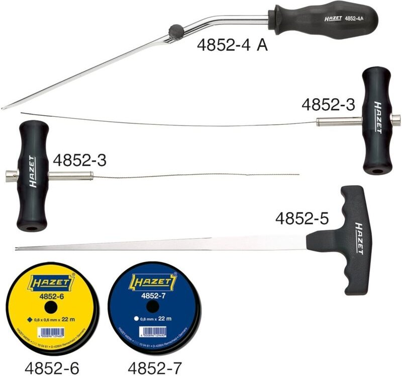 Ausglaswerkzeug Satz, Anzahl Werkzeuge: 6 - Hazet