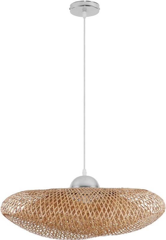 Thumbnail - Bambus-Deckenlampe - Boho-Bali-Design-Pendelleuchte - Sam Natural wood