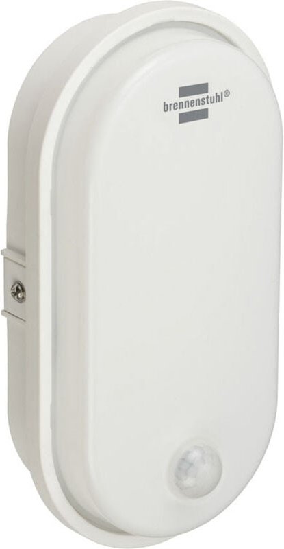 1270780901 LED-Außenwandleuchte mit Bewegungsmelder eek: f (a - g) 15 w Weiß - Brennenstuhl