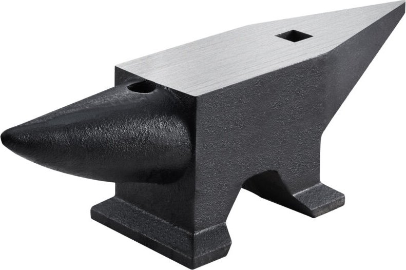 Vevor Schmiedeamboss 60kg (132lbs) Amboss 67x18,5x21,5cm Amboss Werkzeuge mit Rund- und Flachhorn Schmiede Zubehör Ideal...