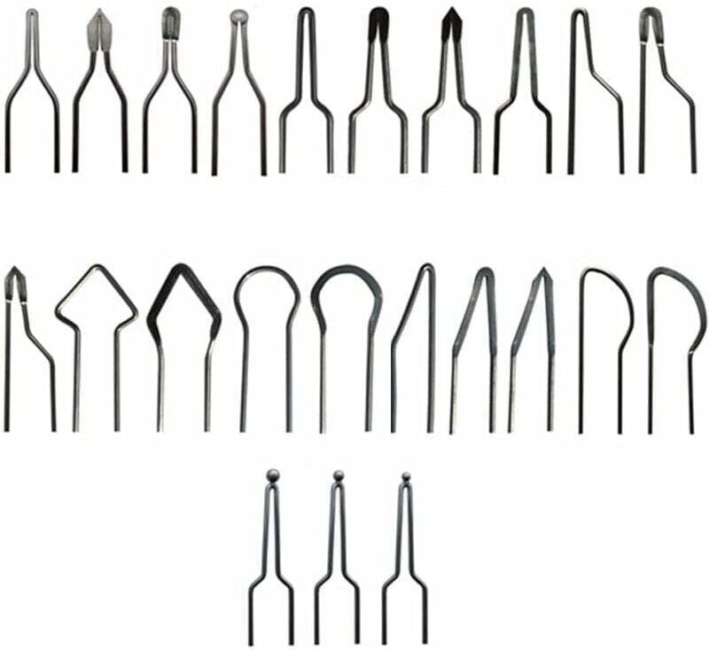 Zubehör für Graveur und Präzisionswerkzeug, 23-teilige Brandmalerei-Spitzen, verstellbares Brandmalerei-Spitzen-Set, Bra...
