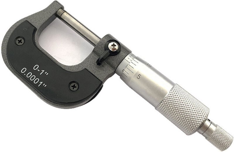 Mikrometer, Messbereich: 75–100 mm, Durchmesser der beweglichen Fläche: 6,5 mm, Trommeldurchmesser: 17,0 mm, Spindelteil...