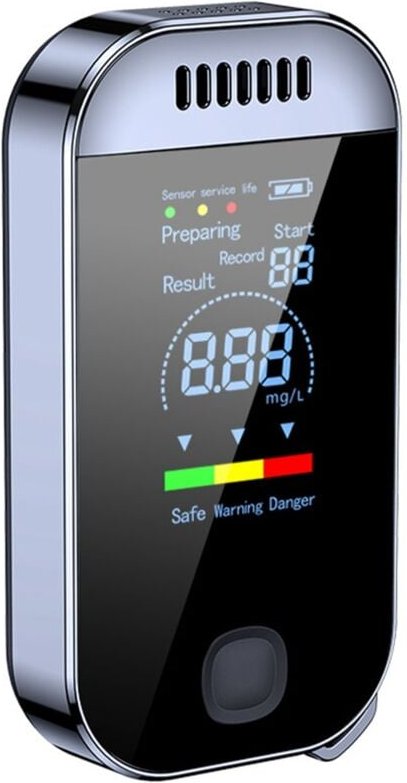 Zoternen Tragbarer Alkoholtester mit hoher Genauigkeit, berührungsloser Detektor, wiederaufladbar über USB, mit digitale...