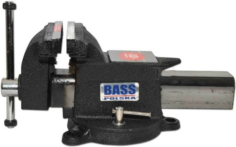 Schlosserschraubstock, drehbar, Stahl 5"