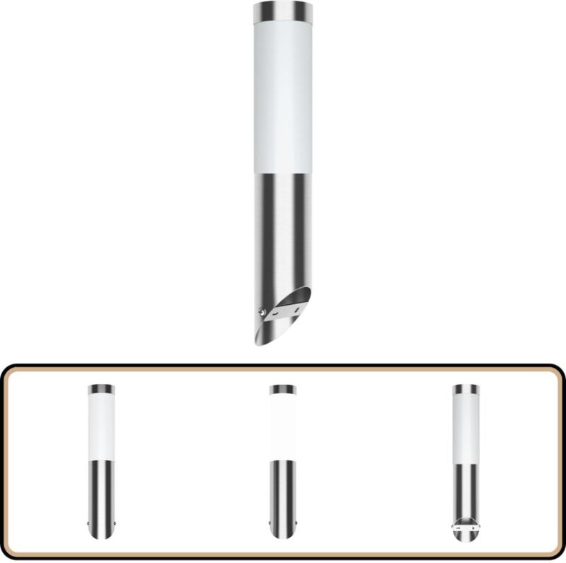 Fackelleuchte Außen-Wandleuchte wasserdicht - Außenleuchte - Wandleuchte - Edelstahl - Wasserdicht - Gartenlampe