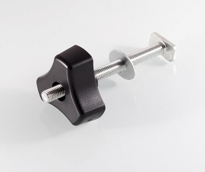 T-Nut-Klemme, Holzbearbeitungswerkzeugsatz T-Nut-Holzbearbeitungswerkzeug-Klemmvorrichtung (T-Schraube + M8-Kunststoffgr...