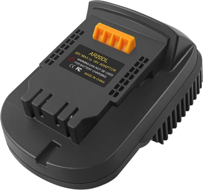 AR20DL-Adapter für 18-V-Akku auf 20-V-MAX-XR-Akkuwerkzeuge. Verwenden Sie Plattformbatterien