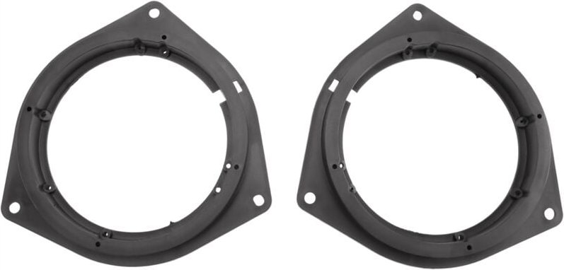 Tlily - 6,5 Vordere Hintere TüR Stereo Lautsprecher Matte Adapter Kabelmontage Stecker Platten Halterung Distanz Ring fü...