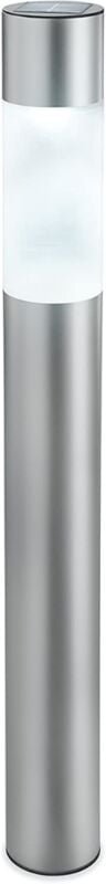 Solarleuchte Pole Light, Duo Color, Akku, Aluminium, led Standleuchte, Solar Außenleuchte, Gartenbeleuchtung, wetterfest...