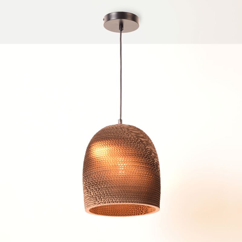 Pendelleuchte aus Wellpappe "KAMI" - E27