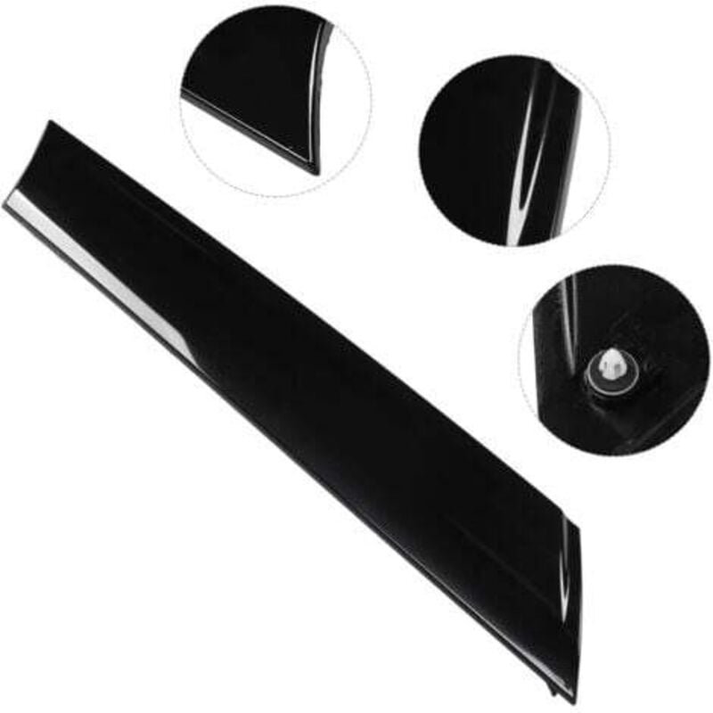 Aiperq - Auto Linke Windschutzscheibensäulenabdeckung Schwarze Formverkleidung 51137272583 für Cooper R55 R56 R57