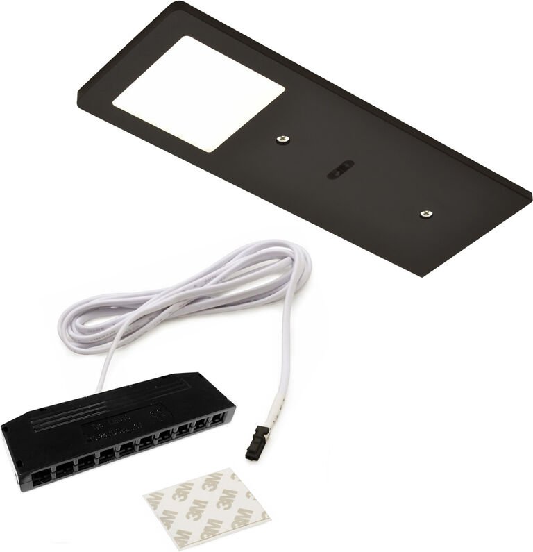 So-tech - Domus Line led Aluminium Unterbauleuchte fyn se d-motion mit Sensor (190 x 70 mm, 12V, 5W, 2700–6000 k, Micro1...