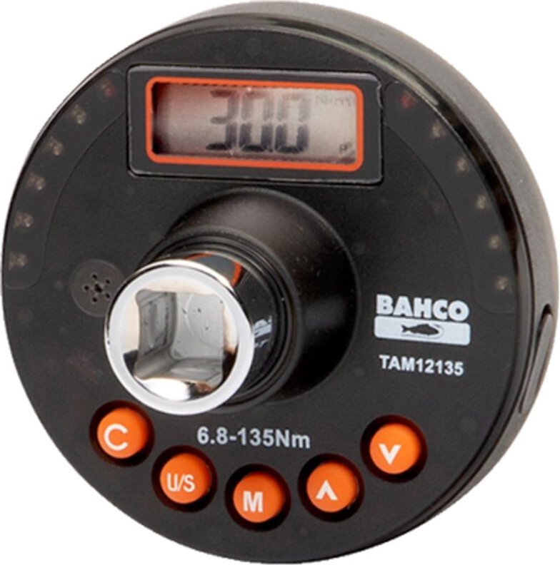 Bahco Elektronischer Drehmoment- und Winkelmessadapter, 1/4, 1,5-30 N·m