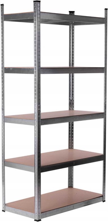 Metallregal 180x90x40x cm - 5 Böden, verzinkt, praktisch