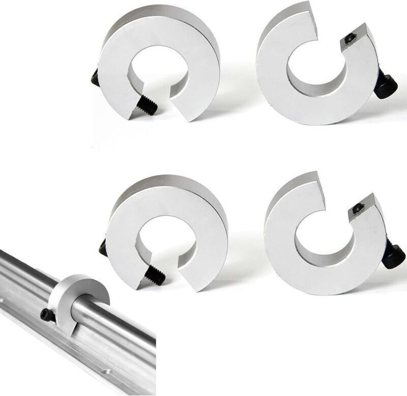 Satz mit 4 SBR SBR20 Linearführungsanschlägen – Befestigungsring für SBR20 Linearführung – 20 mm – Für SBR20 Linearführu...