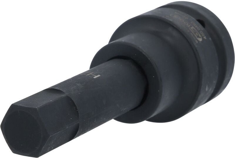 1' Kraft-Bit-Stecknuss Innensechskant, lang, 22mm