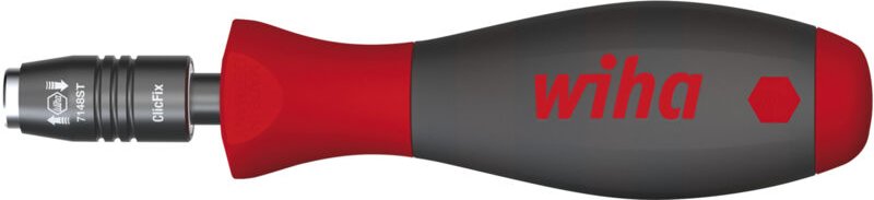 Schraubendreher mit Bithalter SoftFinish® CentroFix mechanisch verriegelbar 1/4' 38 mm (40331) - Wiha